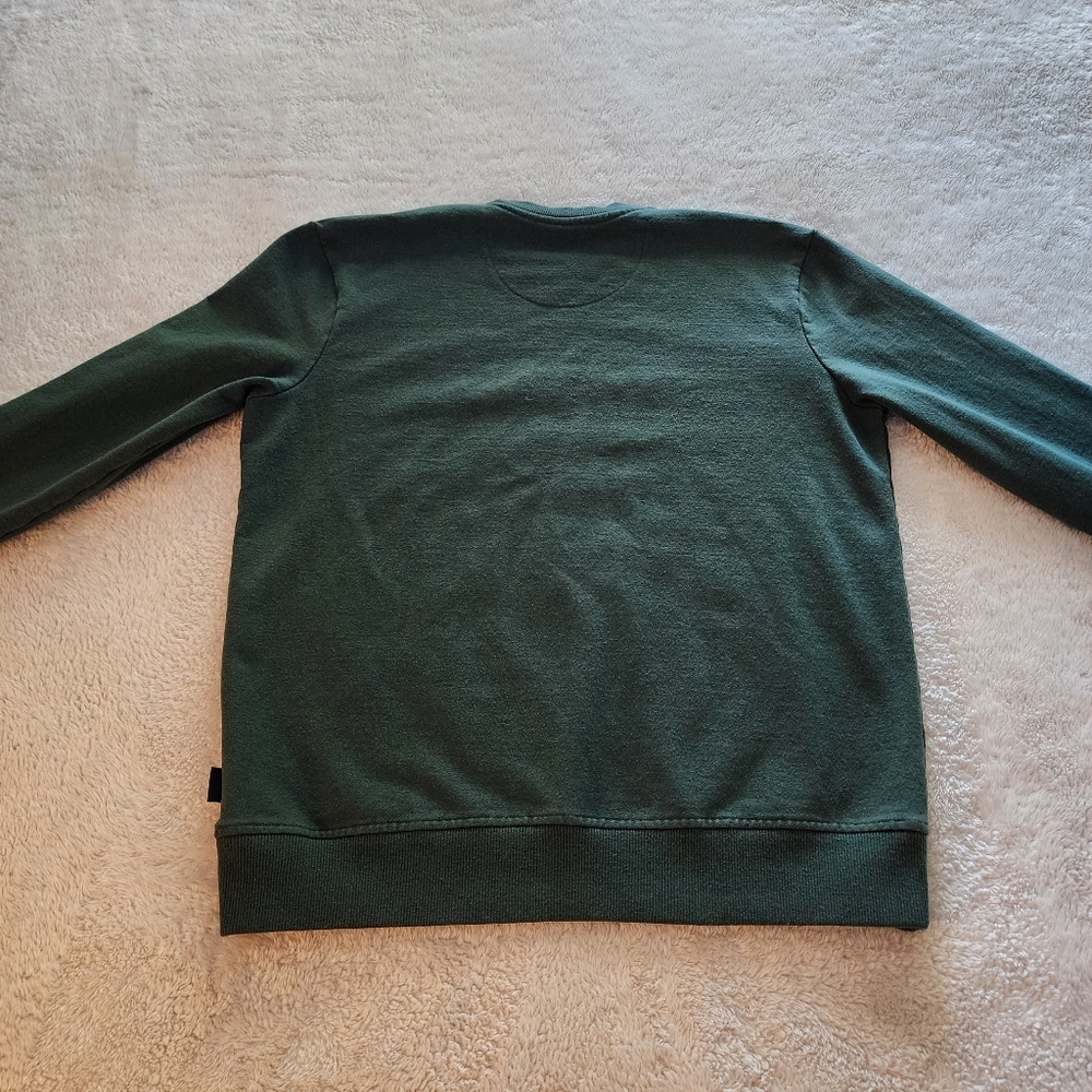 Patagonia Arched Fitz Roy Bear Uprisal Sweatshirt, Men's Medium - Nomad Green - Picture 8 of 10
